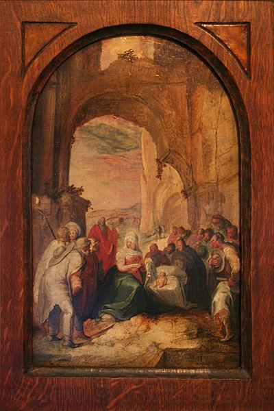 Karel van Mander The Adoration of the Shepherds Norge oil painting art
